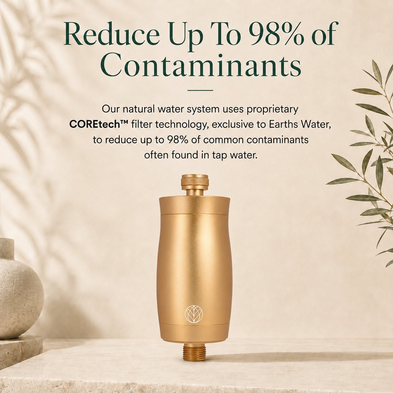 The Original Premium Shower Filter - Gold