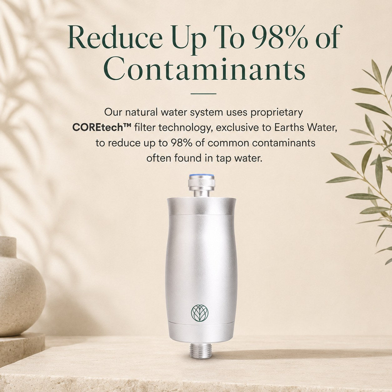 The Original Premium Shower Filter - Silver