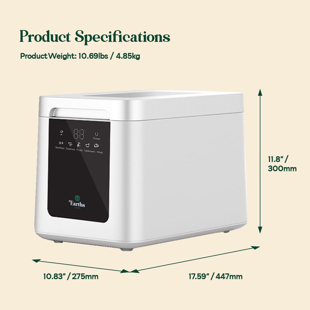 9L Food Purifier for Meat, Fish, Fruit & Vegetables