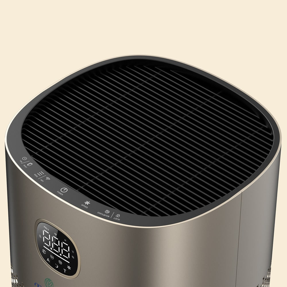 360 Protect Air Purifier + Formaldehyde + UV with Medical Grade H13 HEPA - Gold