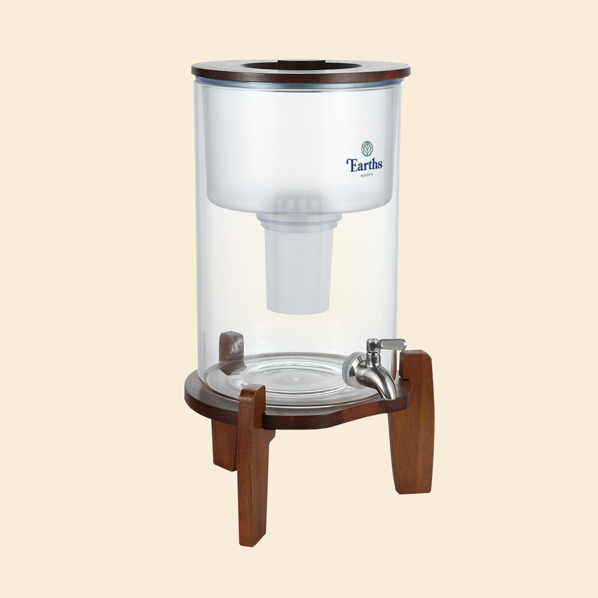 9L Glass Benchtop Alkaline Water Filter - Eco Acacia [LIMITED EDITION]