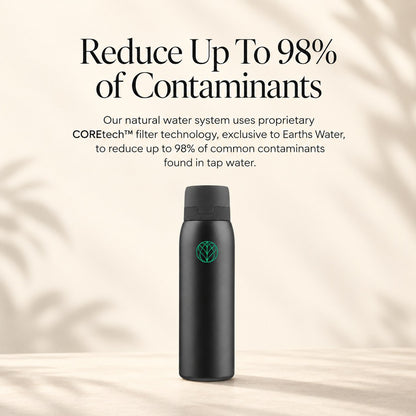 Ultra Stainless Steel Water Filter Bottle + Nature Filter