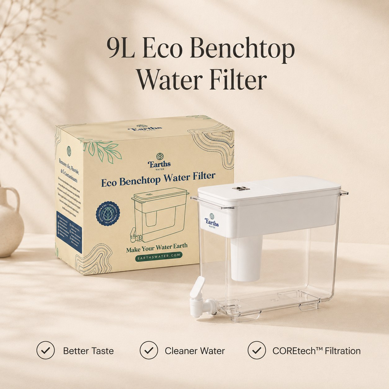 9L Eco Benchtop Water Filter