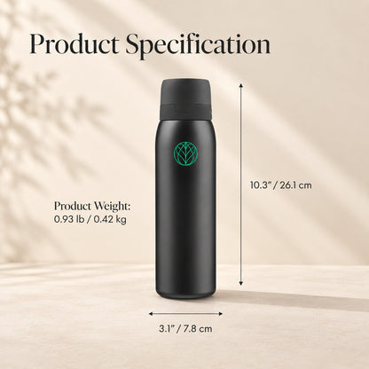 Ultra Stainless Steel Water Filter Bottle + Urban Filter