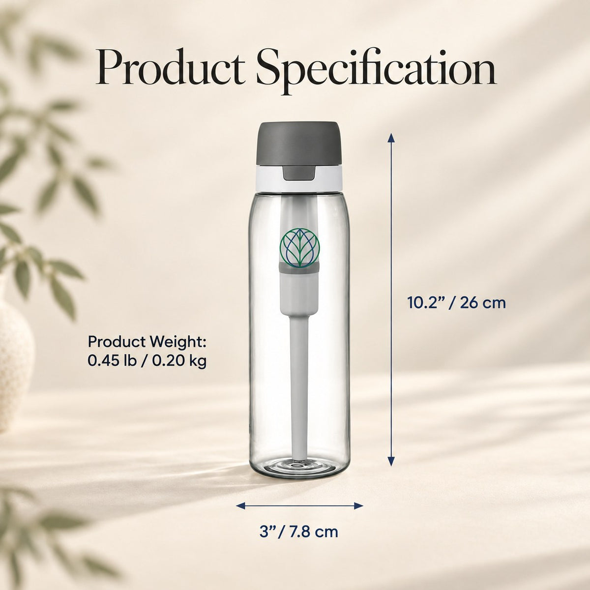 Ultra Water Filter Bottle + Urban Filter