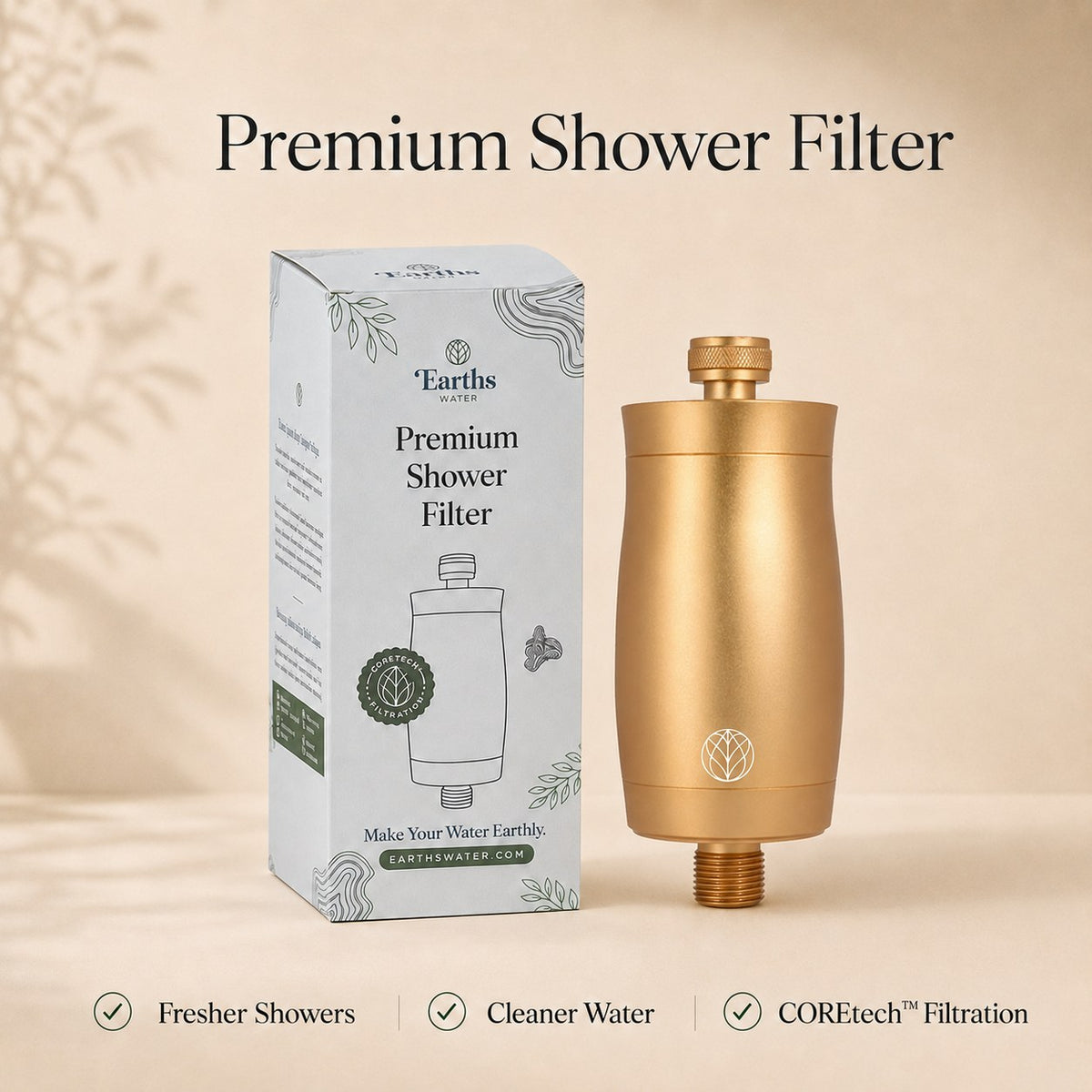 The Original Premium Shower Filter - Gold