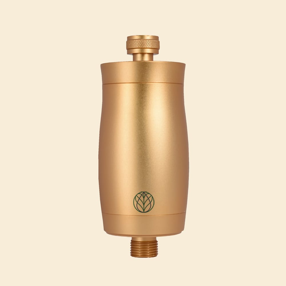 Premium Shower Filter Water Purifier & Water Softener - Gold