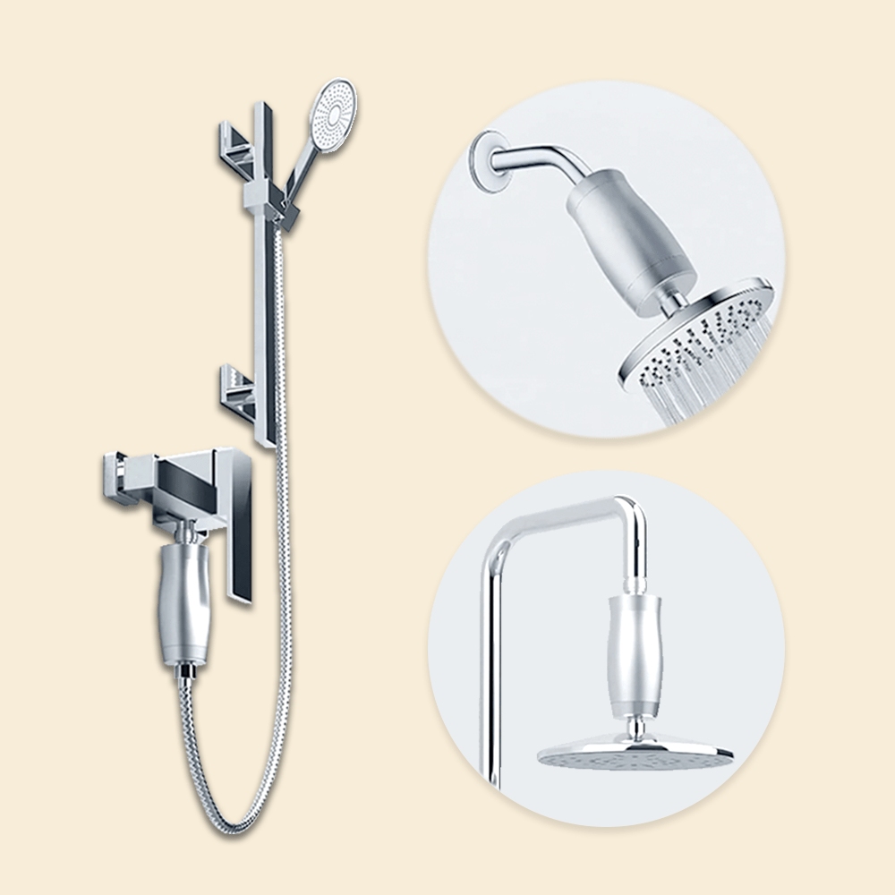 Premium Shower Filter Water Purifier & Water Softener - Black