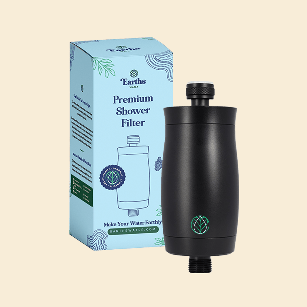 Premium Shower Filter Water Purifier & Water Softener - Black