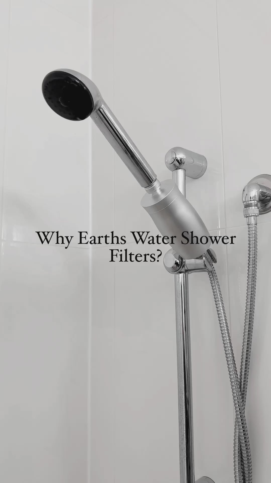 Premium Shower Filter Water Purifier & Water Softener - Black